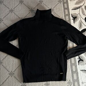 Calvin Klein Men's Black Turtleneck Sweater